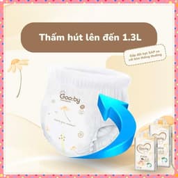 COMBO 3 BỊCH Tã bỉm GOOBY EXTRA bản mới cải tiến cao cấp full size cho bé. 4
