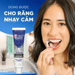 Kem Đánh Răng Crest 3d White Trắng Sáng Advanced Charcoal 93g 4