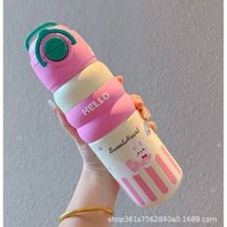 BÌNH GIỮ NHIỆT INOX 316 DUNG TÍCH 600ML DỄ THƯƠNG XINH XẮN 7