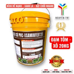 ĐẠM TÔM XÔ 20KG – KÍCH RỄ MẠNH, XANH LÁ, BẬT CHỒI NHANH 🌱 2