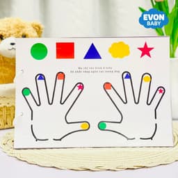 Thẻ Flash EVON BABY dạy bé tập nói - Montessori Rèn Tập Trung, Tăng Phản Xạ Não Bộ 5