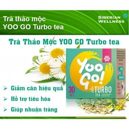 Wellness Siberian -Trà thải độc ruột, Trà thảo mộc Yoo Go Turbo Tea siberian, hộp 30 gói 1