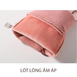 GT12 Găng tay lót nỉ đi xe máy mùa đông, tất tay đi xe máy nam nữ cảm ứng, chống nước 6