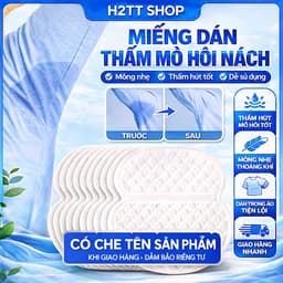 [ HỎA TỐC 30-1H ] Set 300 Miếng Lót Nách Thấm Hút Cực Mạnh – Chống Ố Vàng Áo, Siêu Mỏng Không Lộ – Ship Kín Đáo, Ẩn Tên  1