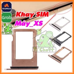 Khay Đựng Sim Thay Thế cho iPhone XS bản 1 SIM Loại có Ron Chống Nước như ZIN 1