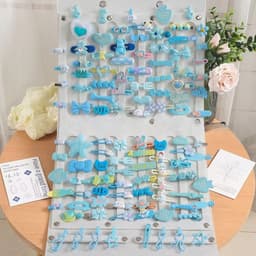 SET 50 KẸP TÓC DỄ THƯƠNG, Cô Gái Ngọt Ngào Trái Tim Kẹp Phim Hoạt Hình Nhật Bản Mới 2025 [FREESHIP] 2