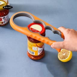 < SDJZT > 1 Dụng cụ mở nắp chai, Dụng cụ mở nắp vặn, Dụng cụ mở hộp 4 trong 1 đa chức năng, Kẹp có thể, cụ mở nắp, cụ mở chai, cụ mở chai đang được bán 5
