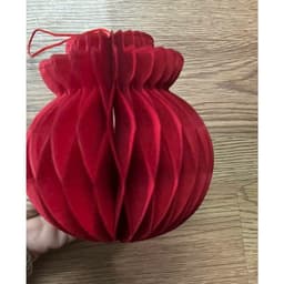 Set 10 Đèn Lồng Giấy Đỏ Đủ Hình Trang Trí Tết Decor Siêu Đẹp (sỉ ib) 8