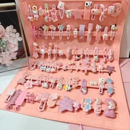 SET 50 KẸP TÓC DỄ THƯƠNG, Cô Gái Ngọt Ngào Trái Tim Kẹp Phim Hoạt Hình Nhật Bản Mới 2025 [FREESHIP] 5
