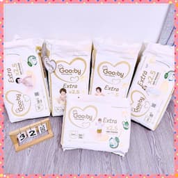 (COMBO 2 BỊCH) tã bỉm GOOBY EXTRA bản mới cải tiến cao cấp full size cho bé, yên tâm cho mẹ. 3