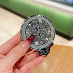 Giá đỡ điện thoại xoay hình con quay may mắn dán lưng - Giá đỡ giảm áp, giá đỡ điện thoại hình đô la Mỹ lấp lánh 9