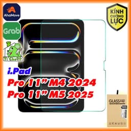 [Ảnh Thật] Kính CL iPad PRO 11" M4/M5 2024/2025 Cường Lực 9H-2.5D Trong Suốt 1