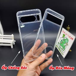 [Chính Hãng GOR-Ảnh Thật] Ốp Lưng Google Pixel 8 PRO 6.7" Silicon Dẻo Trong Suốt Chống Sốc 2