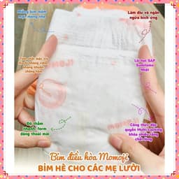 COMBO 3 BỊCH Tã Bỉm MOMOJI EXTRA SOFT  mềm mỏng thấm hút tốt. 4