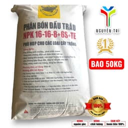 ĐẦU TRÂU NPK 16-16-8+6S+TE bao 50kg - DINH DƯỠNG CÂN BẰNG, VƯỜN CÂY SUNG SỨC! 2