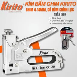 KIRITO Dụng Cụ Bắn Ghim Gỗ Cầm Tay – Có Núm Chỉnh Lực – Ghim 4–14mm 1