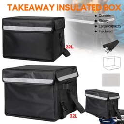 🔥Túi giữ nhiệt giao hàng 22L 32L 48L 62L bền bỉ, chống thấm nước gồm dây đeo vai túi chống nước 2