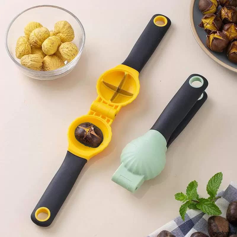 ✨️✨️Dụng cụ bóc vỏ hạt dẻ hình chữ thập bằng thép không gỉ 304 TPR, dụng cụ bóc vỏ quả óc chó