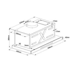Máy hút mùi âm tủ GrandX GX H70F85B l GX H70F85G - Động cơ Inverter BLDC, Công suất hút: 1150m3/h. 8