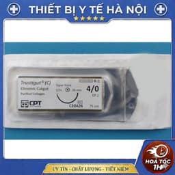 [Lẻ 1 sợi ] Chỉ Tự Tiêu CPT TRUSTIGUT C 4/0 5/0 6/0 - Chỉ Phẫu Thuật Và Dùng Cho Cấy Chỉ Tự Tiêu Sau 2-3 Tuần 4