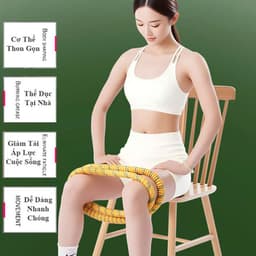 Vòng Lắc Eo Lò Xo Bản Xịn Bọc Vải Dệt - Giảm Calo Hiệu Quả, Eo Thon, Chuyên Dụng 1.3kg,2,5kg ,3kg. 8