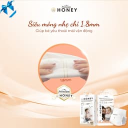 COMBO 2 BỊCH Tã/bỉm HONEY Premium mẫu mới, bỉm chính hãng, tã dán/quần đủ size từ NB - 4XL cho bé. 4