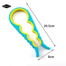 < SDJZT > 1 Dụng cụ mở nắp chai, Dụng cụ mở nắp vặn, Dụng cụ mở hộp 4 trong 1 đa chức năng, Kẹp có thể, cụ mở nắp, cụ mở chai, cụ mở chai đang được bán 9