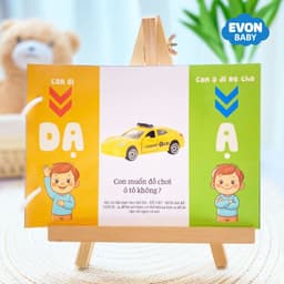 Thẻ Flash EVON BABY dạy bé tập nói - Giai đoạn vàng bật âm - bắt chước - chỉ tay giao tiếp ( 12 tháng - 24 tháng ) 5