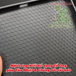 [Chính Hãng DUX DUCIS] Bao Da iPad AIR 13" M2/M3 2024/2025 DOMO Series Khay Dẻo Vải Jean Có Khay Bút 7