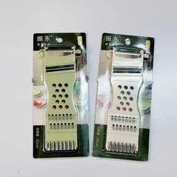 Nạo 3002 bào rau củ quả đa năng 5 in 1 loại cao cấp có vỉ, lưỡi sắc bén, tiện dụng nhà bếp 4