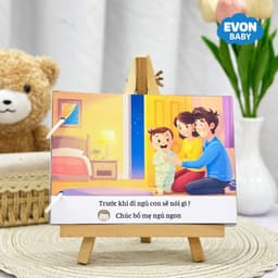 Thẻ Flash EVON BABY dạy bé tập nói - Giai đoạn bùng nổ ngôn ngữ (24 tháng - 36 tháng ) 9