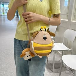 Balô chó ong dễ thương cho bé ba lô hoạt hình, ba lô dung tích lớn phù hợp cho mọi lứa tuổi & Đeo đi chơi đi học 6