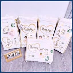 ( COMBO 6 BỊCH ) Bỉm GOOBY EXTRA dán/quần S66/M60/L52/XL44/XXL40 đủ size. 7