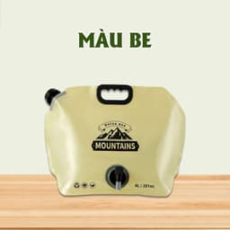 Túi đựng nước du lịch 8L, Túi đựng nước gấp gọn, Túi đựng nước mang theo du lịch, dã ngoại, hoạt động ngoài trời 5