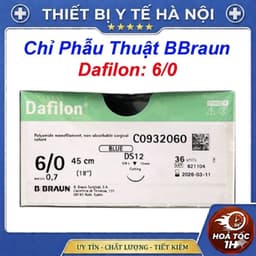 [ Lẻ 2 sợi ] Chỉ Khâu Phẫu Thuật Dafilon BBraun Số 2,3,4,5,6 6