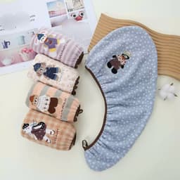 KHĂN QUẦN TÓC, KHĂN LAU ĐẦU KHÔ NHANH MẪU MỚI HÌNH THÚ SIÊU ĐẸP 1