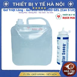 Gel Lạnh Dùng Cho Triệt Lông, Siêu Âm EURO GEL [5 Lít - Màu Trắng] 4