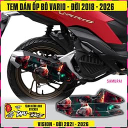 Tem dán ốp bô xe vario đời 2018 dến 2022 - 2023 đến 2026 nhiều mẫu hót 1