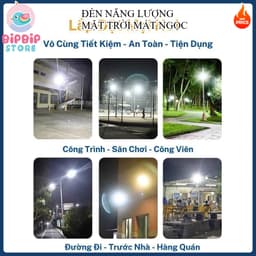 [Vỏ Nhôm Đúc-Led cao cấp 5054] Đèn Năng Lượng Mặt Trời Mắt ngọċ Kim cươnġ ,Sáng cực bền, Ip69 kháng nước Thế Hệ Mới. 8