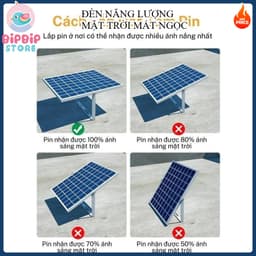 [Vỏ Nhôm Đúc-Led cao cấp 5054] Đèn Năng Lượng Mặt Trời Mắt ngọċ Kim cươnġ ,Sáng cực bền, Ip69 kháng nước Thế Hệ Mới. 7