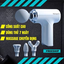Máy Massage Nexpro Cầm Tay Không Dây Chính Hãng Pin Cao - Bảo Hành 12 Tháng 8