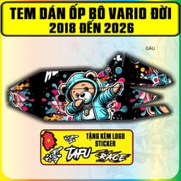 Tem dán ốp bô xe vario đời 2018 dến 2022 - 2023 đến 2026 nhiều mẫu hót 3