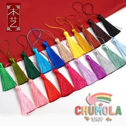 Dây Tua Rua Béo - Tua Béo Trang Trí Handmade Đa Dạng Màu Sắc Phong Cách Cổ Phong Làm Phụ Kiện Quà Tặng 2