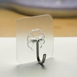 Móc Treo Tường Tự Dính Trong Suốt, Móc Inox Treo Đồ Đa Năng994 5