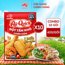 Chính Hảng Full VAT Combo 10 Gói Bột tẩm khô chiên giòn 42g - Combo 10 4