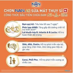 Sữa Nan Infinipro A2 6HMO số 1/2/3 800g (NK Chính Hãng, Lô Mới) 3