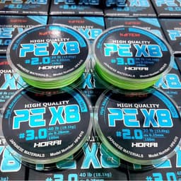 Dây dù HORAI X8 dài 100m, dây câu lure sợi dây mượt chịu mài mòn tốt 2