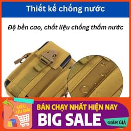 Túi đeo hông thắt lưng, túi đeo hông thể thao đựng điện thoại chống thấm, chắc chắn 4