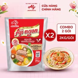 Chính Hảng Full VAT Nguyên Thùng Hạt nêm Heo Aji-ngon 3 KG 1
