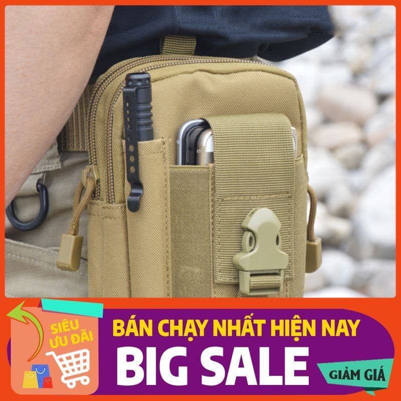 Túi đeo hông thắt lưng đựng dụng cụ, điện thoại đồ nhỏ gọn vải bố siêu bền